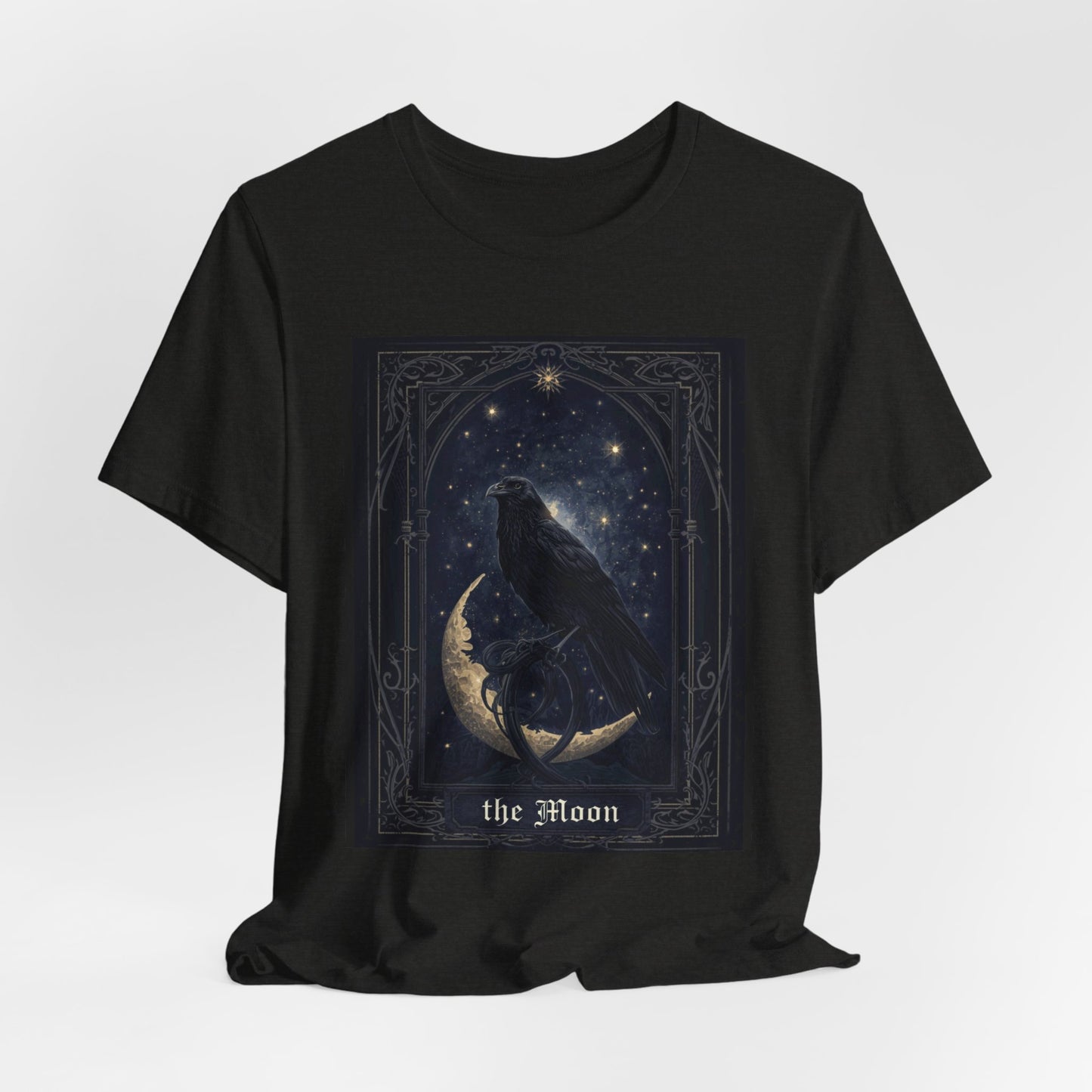My Gothic Girl "Raven Moon" Graphic T-Shirt Unisex Gothic Dark Fashion Casual Wear