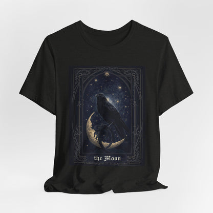 My Gothic Girl "Raven Moon" Graphic T-Shirt Unisex Gothic Dark Fashion Casual Wear