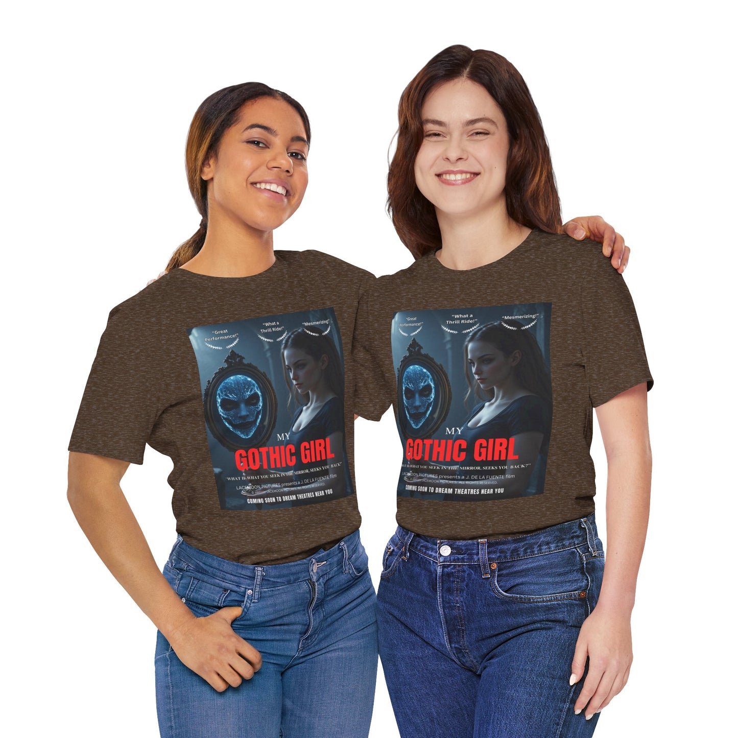 My Gothic Girl "Movie Poster" Graphic Tee – Gothic Streetwear, Whimsy Goth, Dark Poetry Alt Fashion