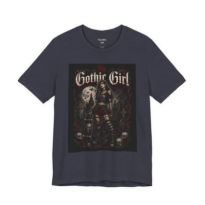 My Gothic Girl - Skater Girl Short Sleeve T Shirt