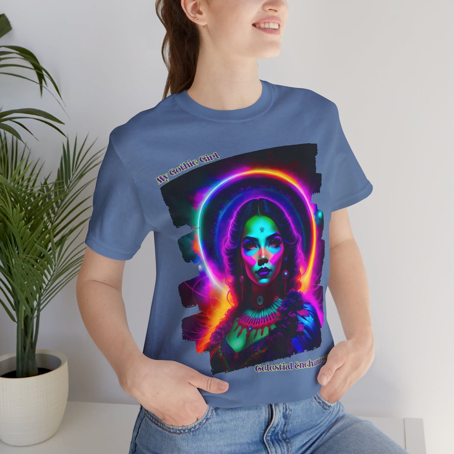 Celestial Enchantress Poetic Goth Graphic Tee – My Gothic Girl