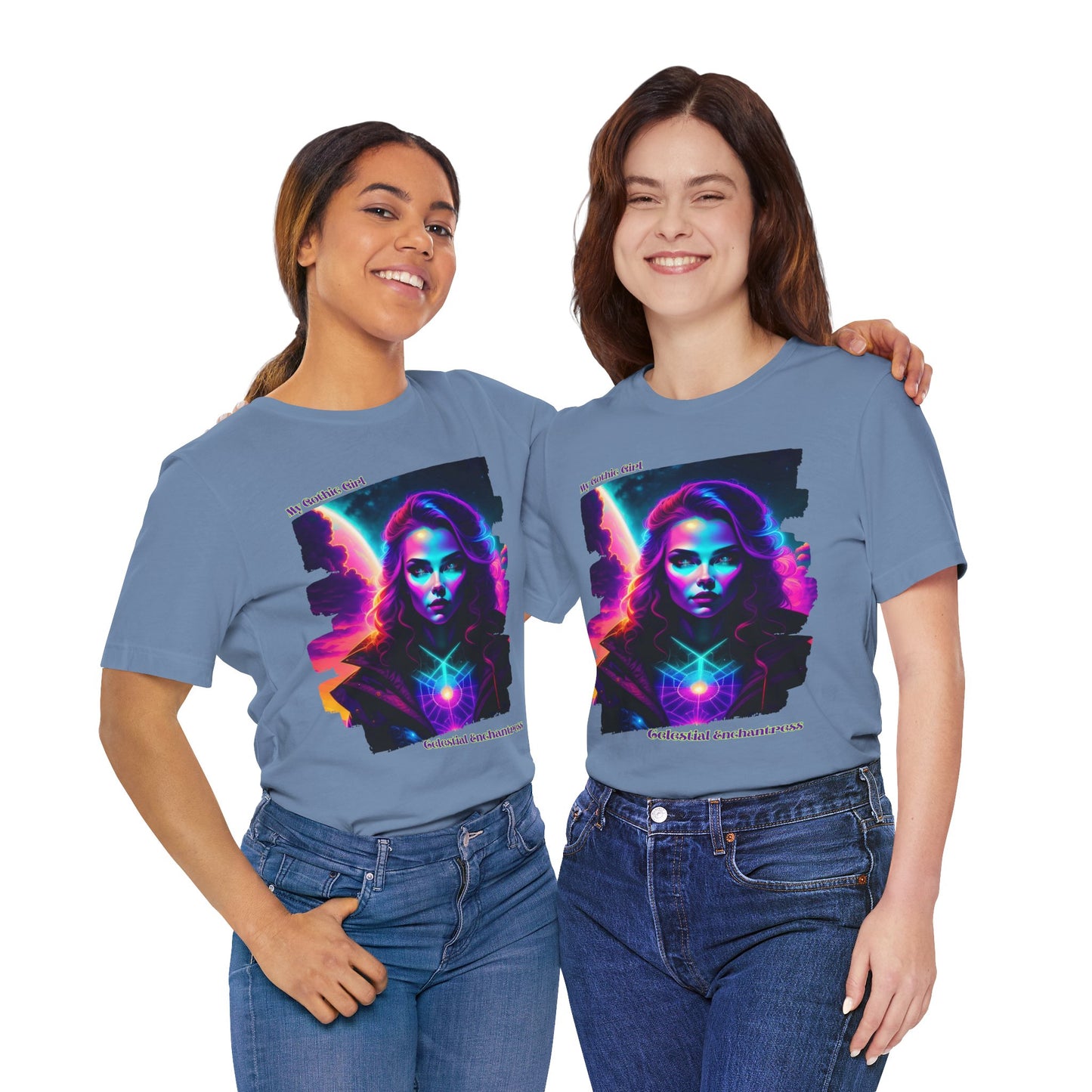 Celestial Enchantress Poetic Goth Graphic Tee – My Gothic Girl
