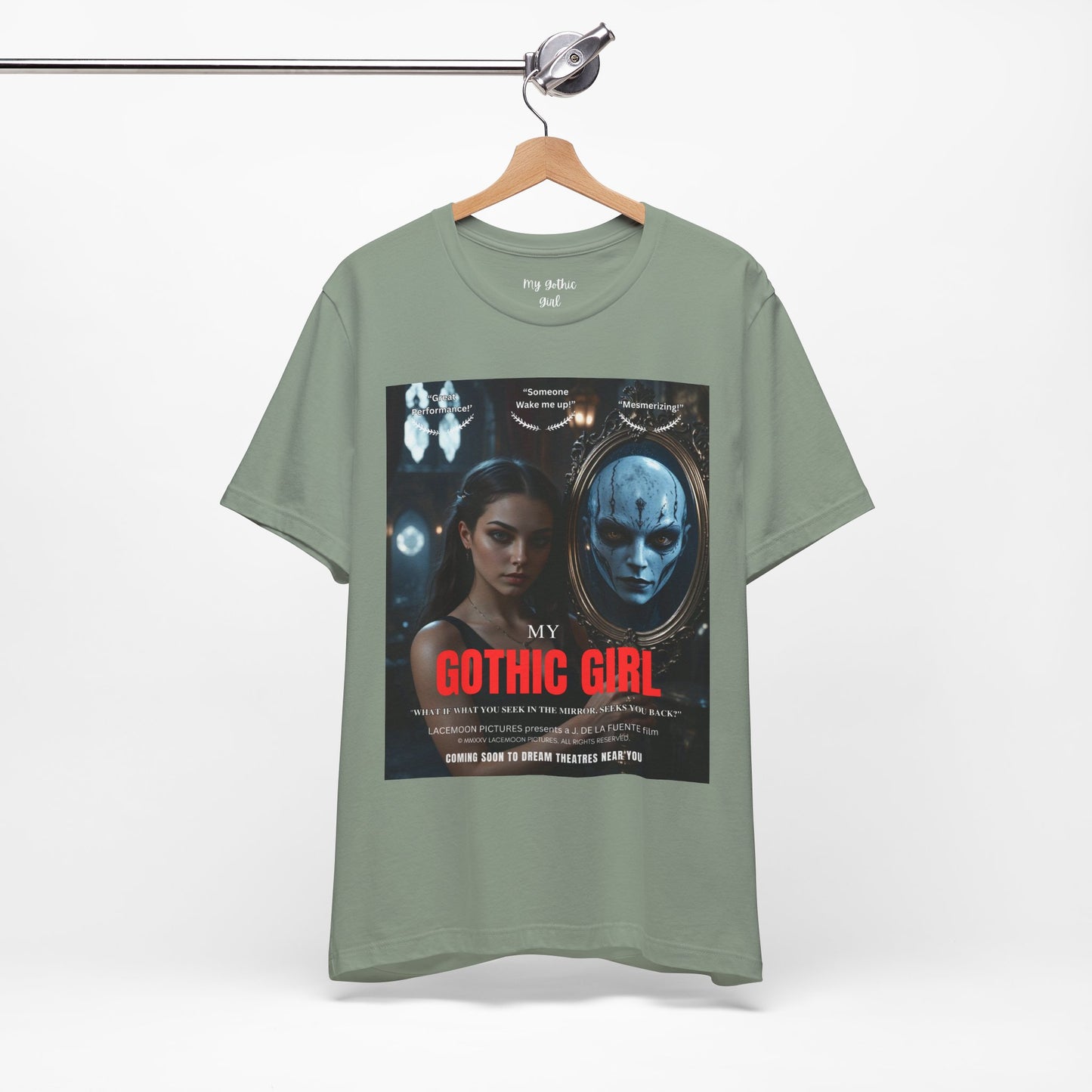 My Gothic Girl T-Shirt "Movie Poster" – Whimsy Goth Streetwear, Dark Poetry Fashion, Alt Aesthetic Apparel