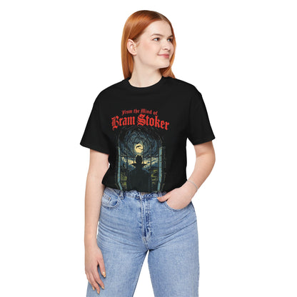 "From The Mind Of Bram Stoker" Gothic Literary Horror T-Shirt