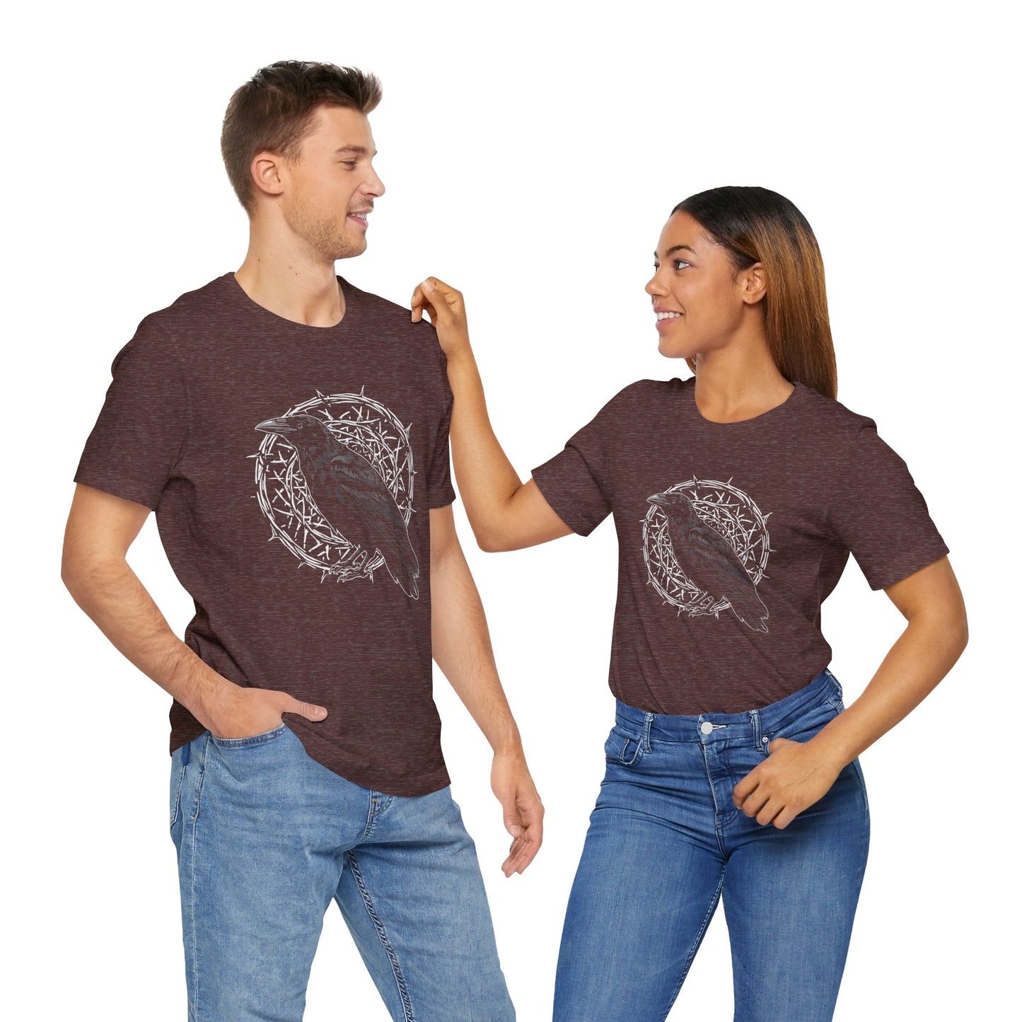 Thorn & Raven Gothic Graphic T-Shirt – Alt Aesthetic Poetic Goth Streetwear