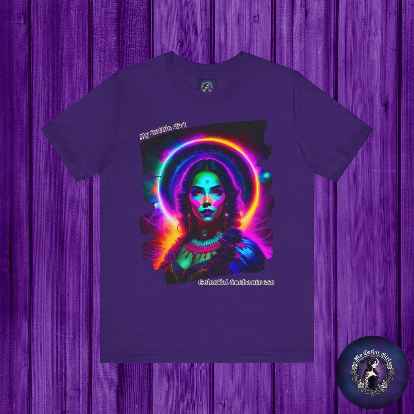 Celestial Enchantress Poetic Goth Graphic Tee – My Gothic Girl