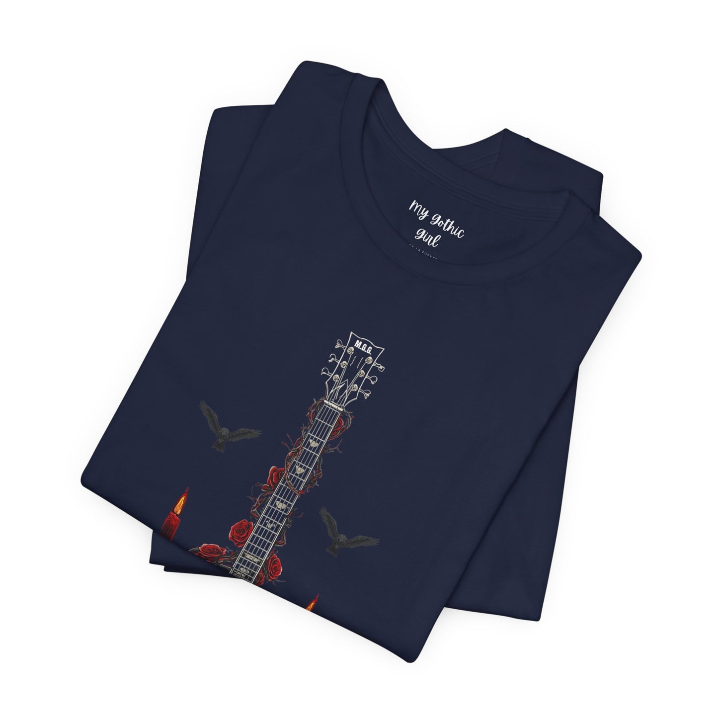 "Midnight Riff" Gothic Art Electric Guitar Tee