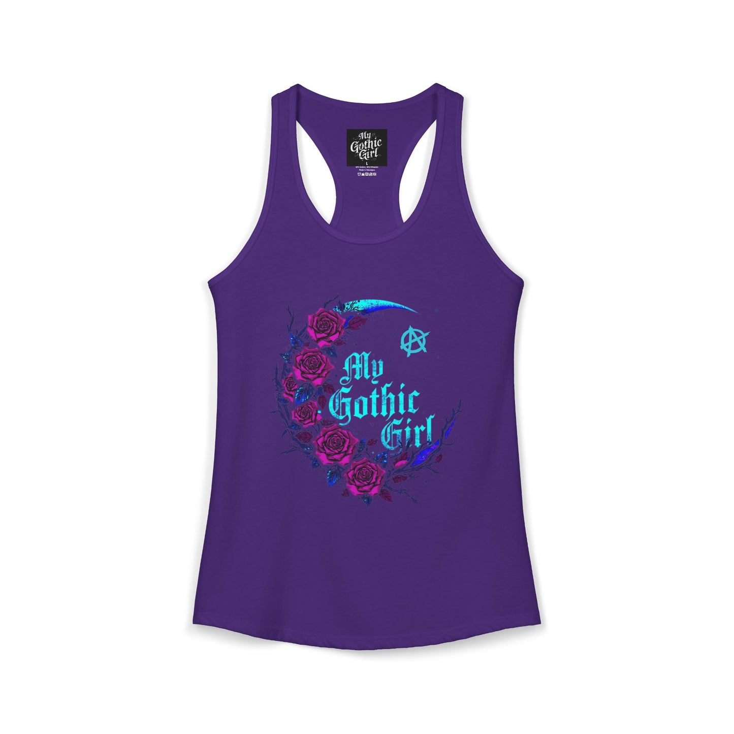 My Gothic Girl Celestial Lunar Garden Gothic Racerback Tee
