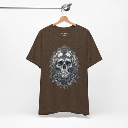 Gothic Skull Elegance T-Shirt