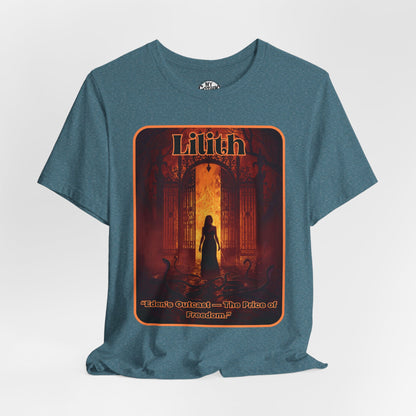 “Lilith  —  Eden’s Outcast, The Price of Freedom.” Graphic T-Shirt – Alt Aesthetic Poetic Goth Street-wear