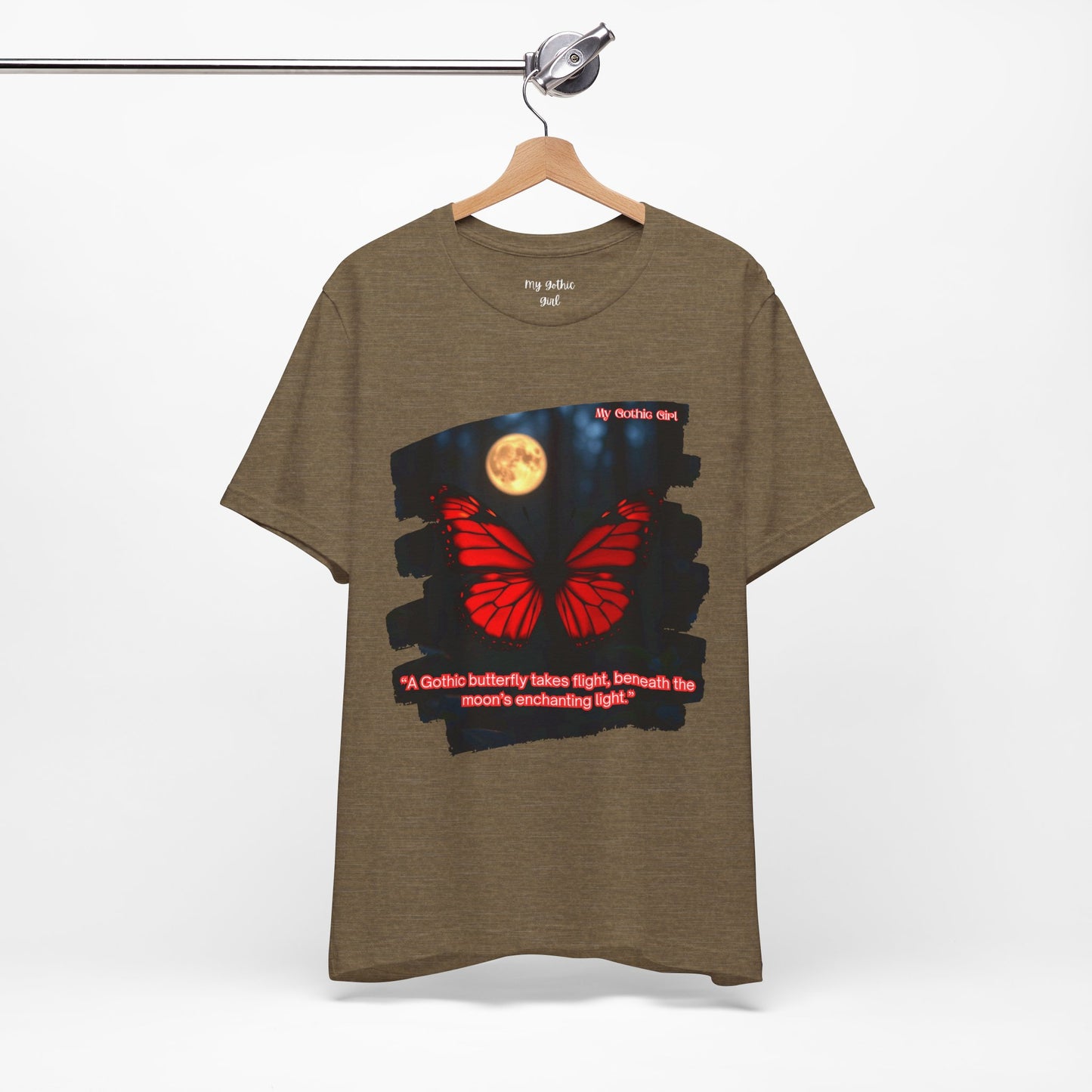 My Gothic Girl Graphic Tee – Whimsy Goth Streetwear, Dark Poetry Fashion, Alt Aesthetic Apparel