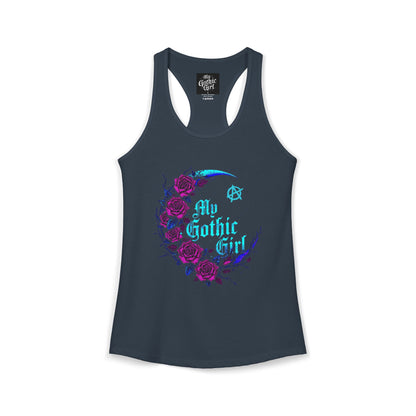 My Gothic Girl Celestial Lunar Garden Gothic Racerback Tee