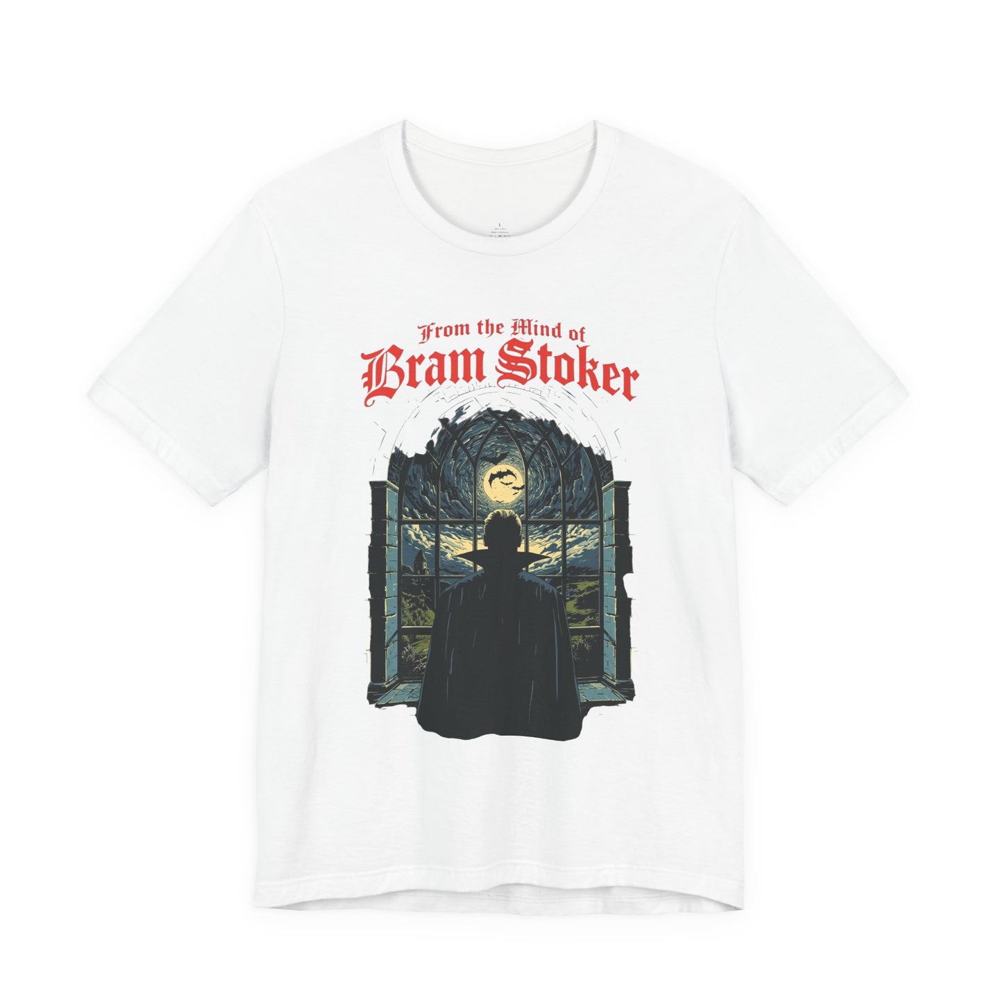 "From The Mind Of Bram Stoker" Gothic Literary Horror T-Shirt