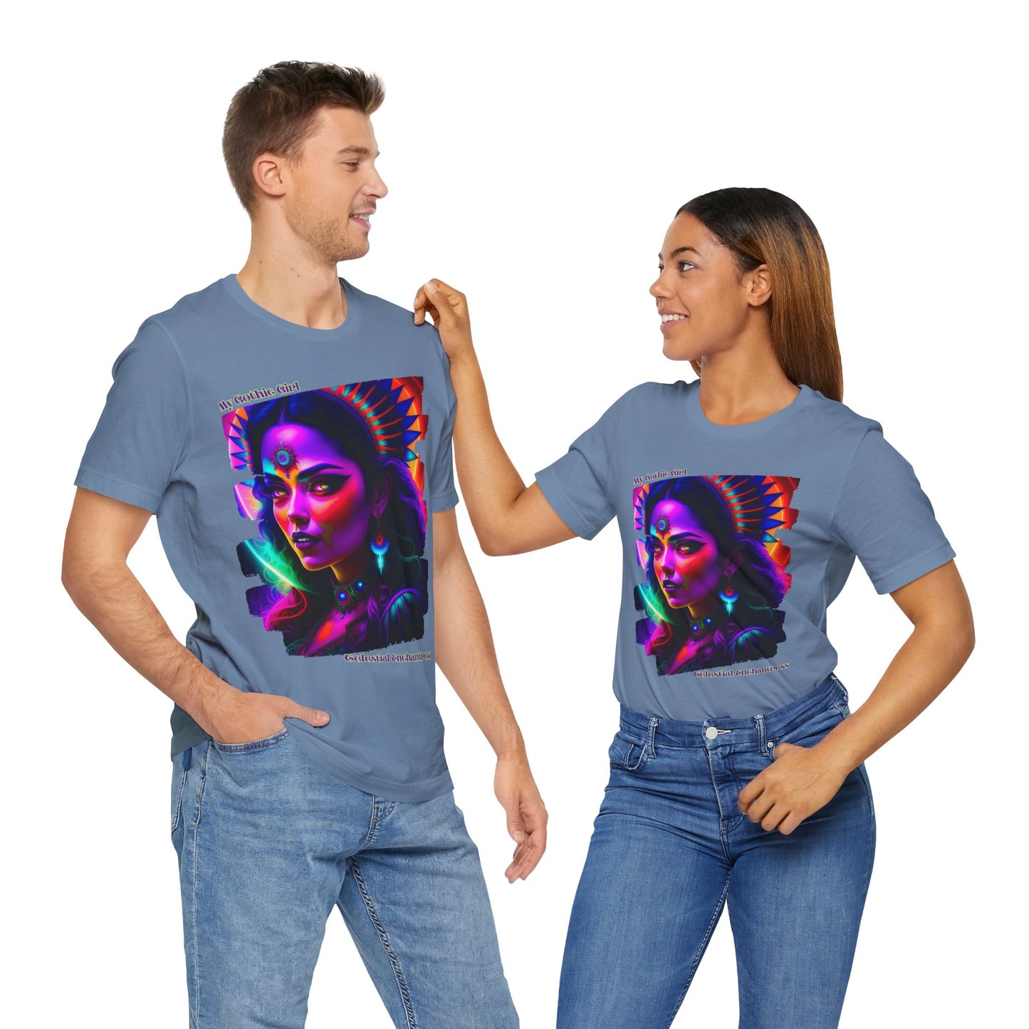 Celestial Enchantress Poetic Goth Graphic Tee – My Gothic Girl