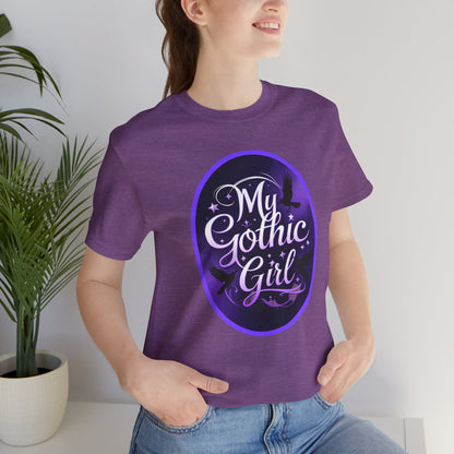 My Gothic Girl Poetic Goth Graphic Tee – Dark Alt Aesthetic Streetwear Fashion