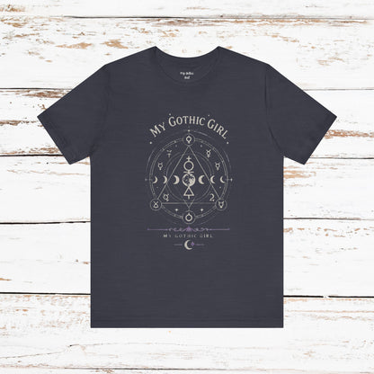 My Gothic Girl "The Alchemist" Gothic Design Short Sleeve T Shirt