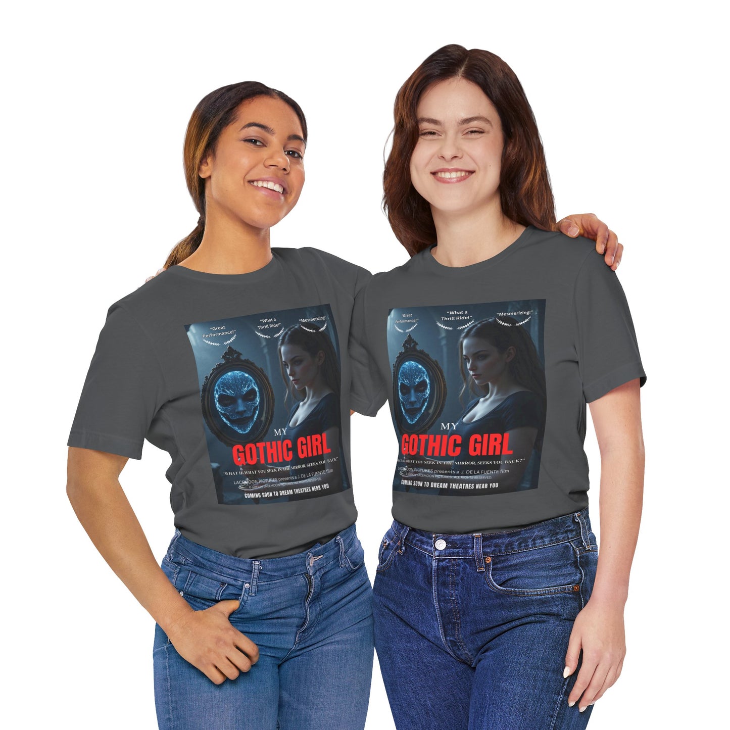 My Gothic Girl "Movie Poster" Graphic Tee – Gothic Streetwear, Whimsy Goth, Dark Poetry Alt Fashion
