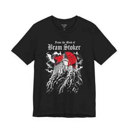 "From The Mind Of Bram Stoker" Gothic Literary Horror T-Shirt