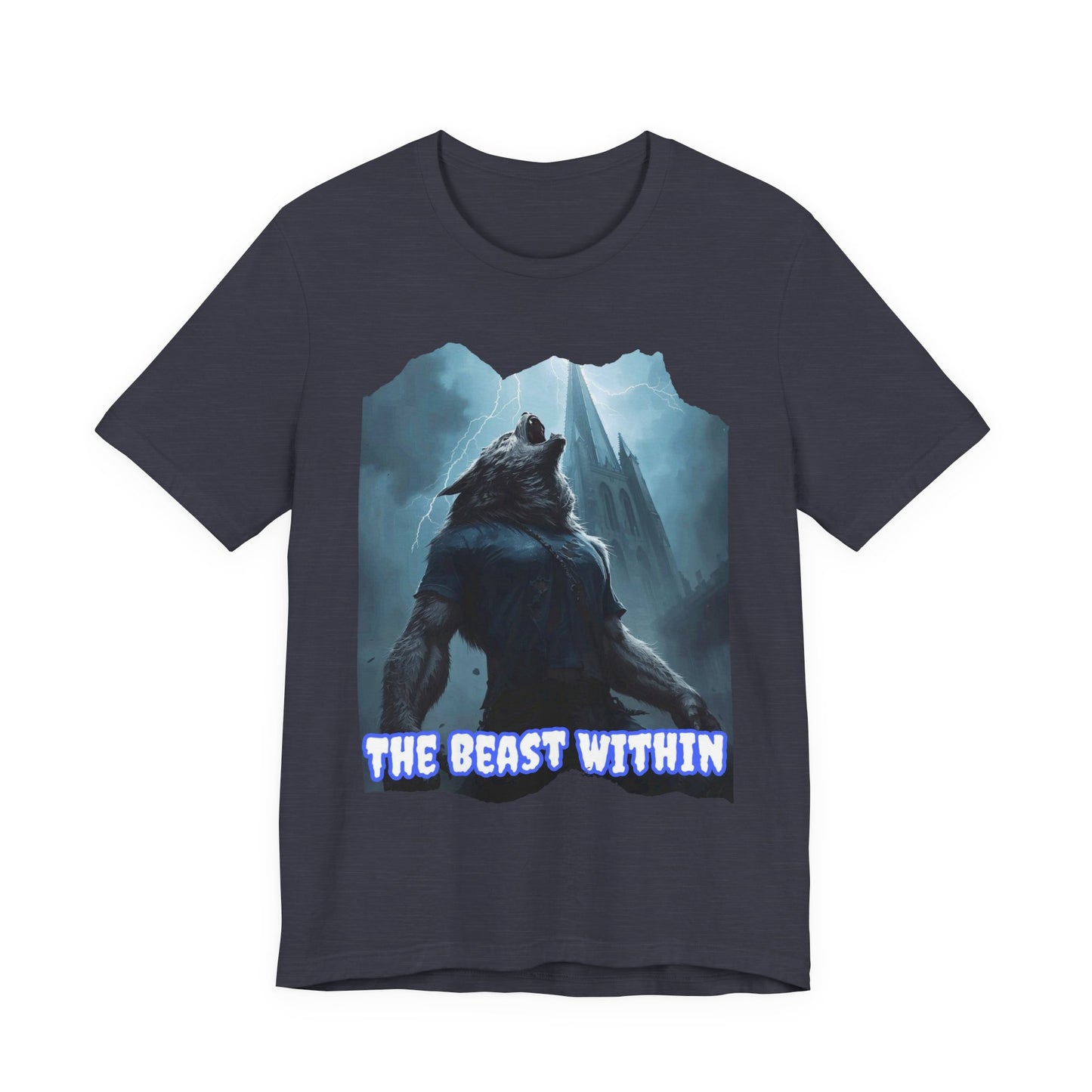 My Gothic Girl "The Beast Within" Graphic T-Shirt Unisex Gothic Dark Fashion Casual Wear