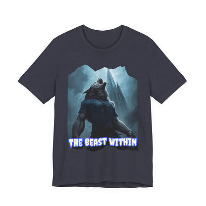 My Gothic Girl "The Beast Within" Graphic T-Shirt Unisex Gothic Dark Fashion Casual Wear