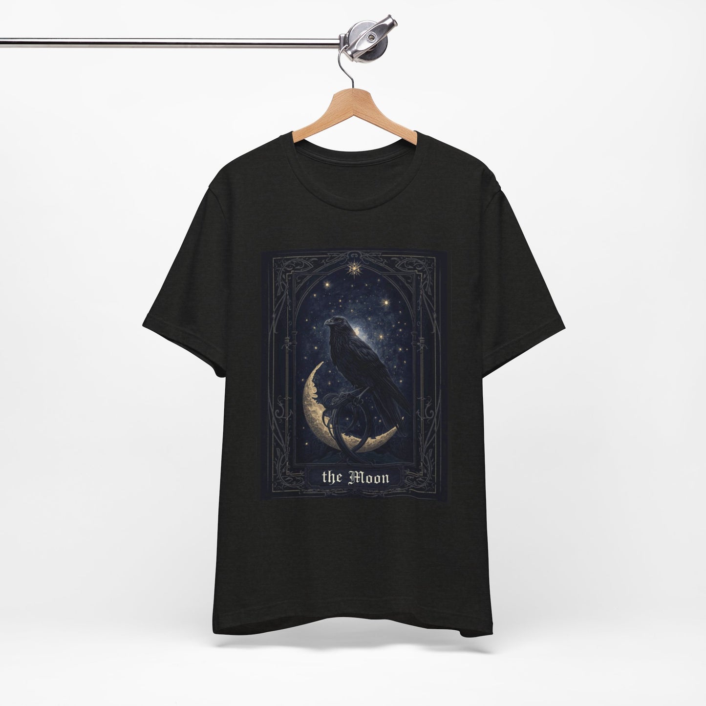 My Gothic Girl "Raven Moon" Graphic T-Shirt Unisex Gothic Dark Fashion Casual Wear