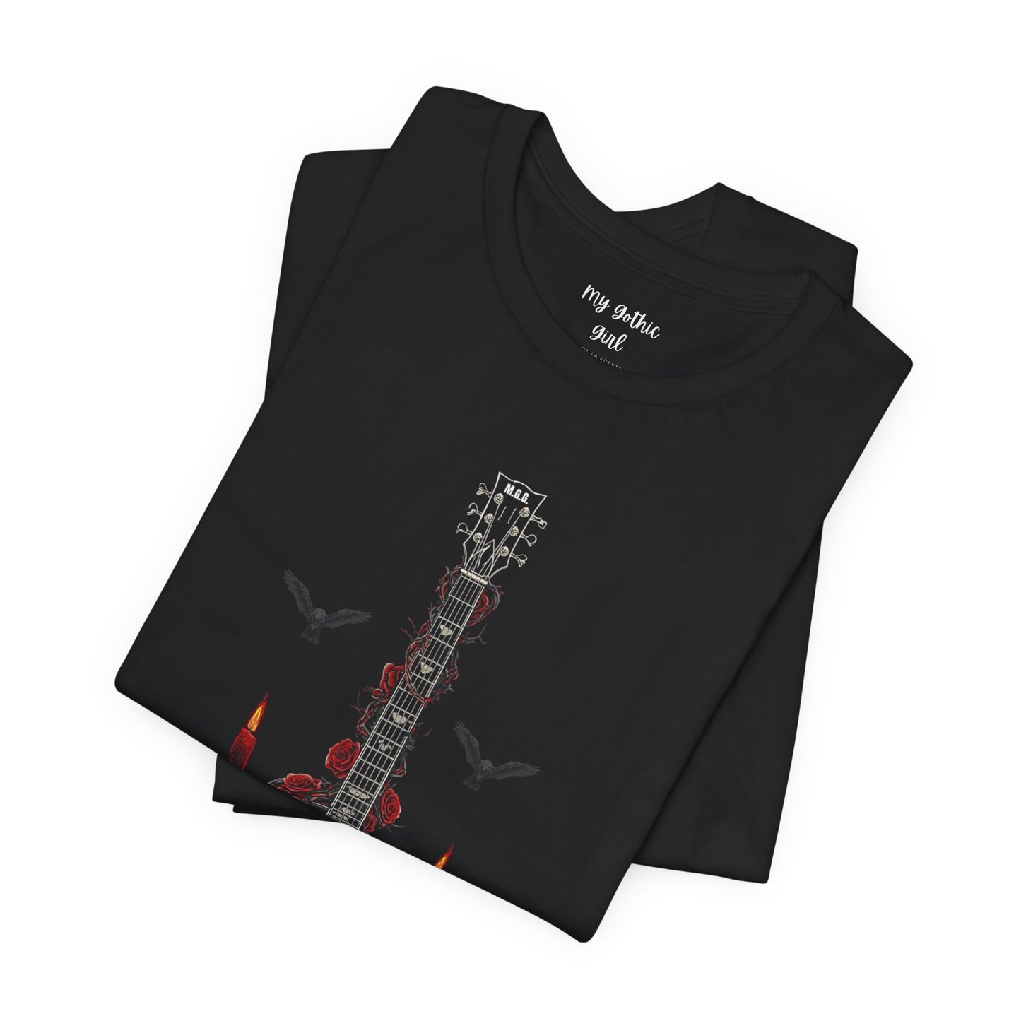 "Midnight Riff" Gothic Art Electric Guitar Tee