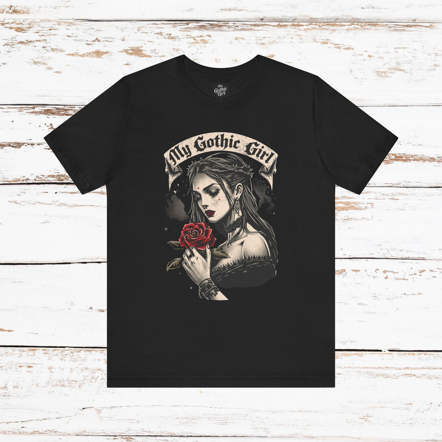 My Gothic Girl - Dark Rose Queen Graphic T Shirt
