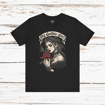 My Gothic Girl - Dark Rose Queen Graphic T Shirt