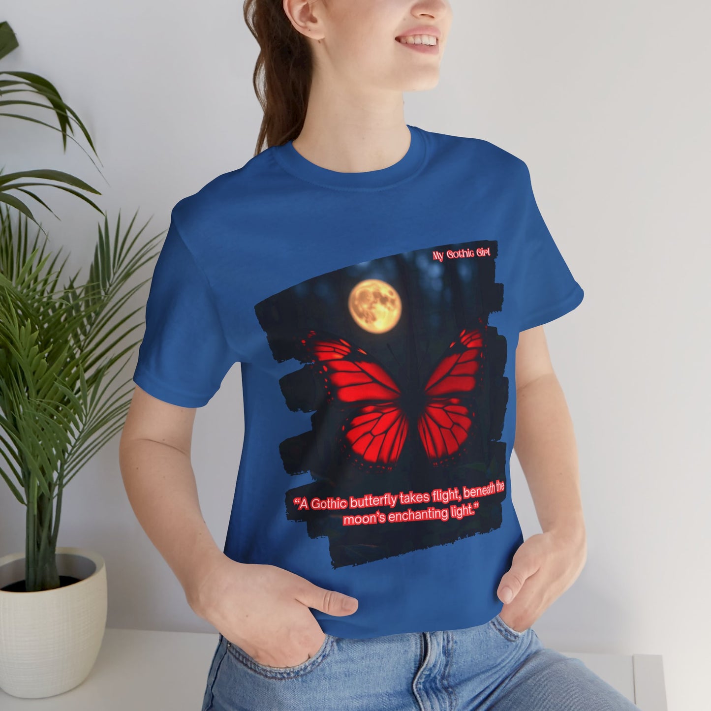 My Gothic Girl Graphic Tee – Whimsy Goth Streetwear, Dark Poetry Fashion, Alt Aesthetic Apparel
