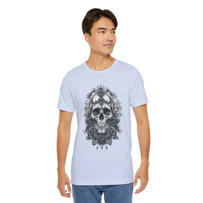 Gothic Skull Elegance T-Shirt