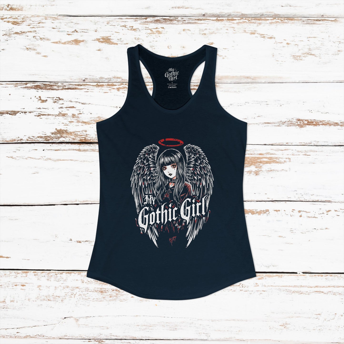 My Gothic Girl Fallen Angel — Women's Racerback Tank Top