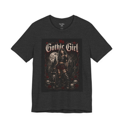My Gothic Girl - Skater Girl Short Sleeve T Shirt