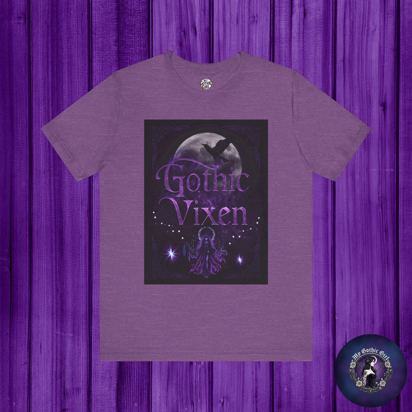 My Gothic Girl - "Gothic Vixen" Graphic T-Shirt – Alt Aesthetic Poetic Goth Street-wear