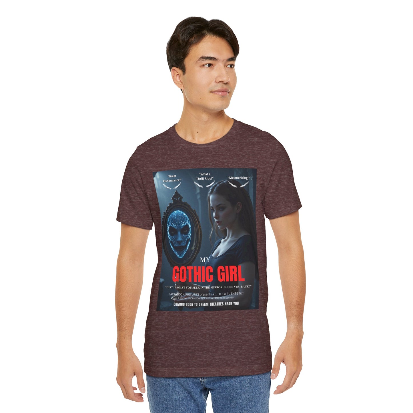 My Gothic Girl "Movie Poster" Graphic Tee – Gothic Streetwear, Whimsy Goth, Dark Poetry Alt Fashion