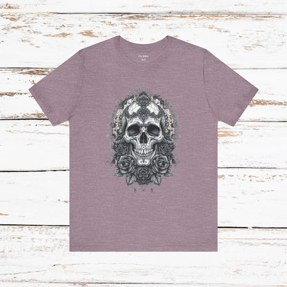 Gothic Skull Elegance T-Shirt