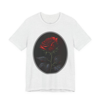 My Gothic Girl T-Shirts for Women & Men "Linda's Red Rose" Dark Aesthetic & Alternative Tees – My Gothic Girl