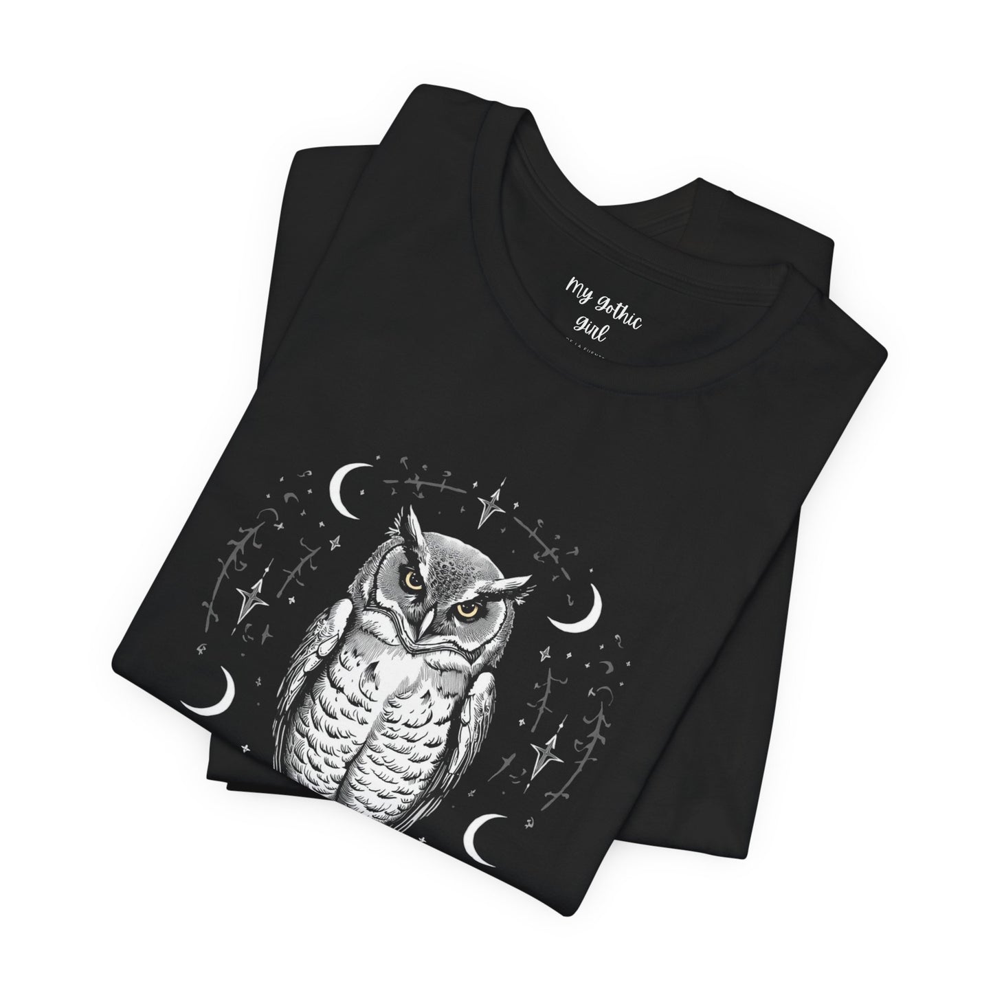 Gothic Watcher Owl - Graphic Tee