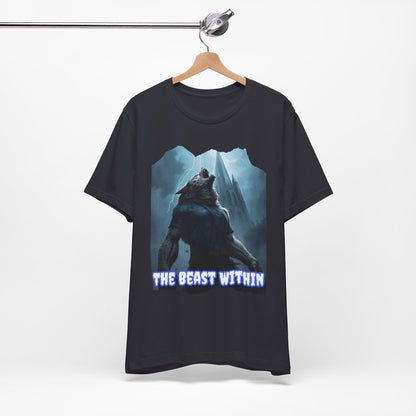 My Gothic Girl "The Beast Within" Graphic T-Shirt Unisex Gothic Dark Fashion Casual Wear