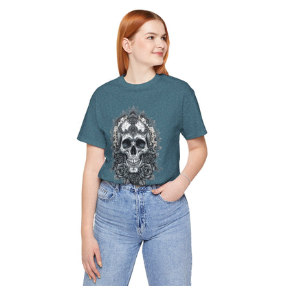 Gothic Skull Elegance T-Shirt