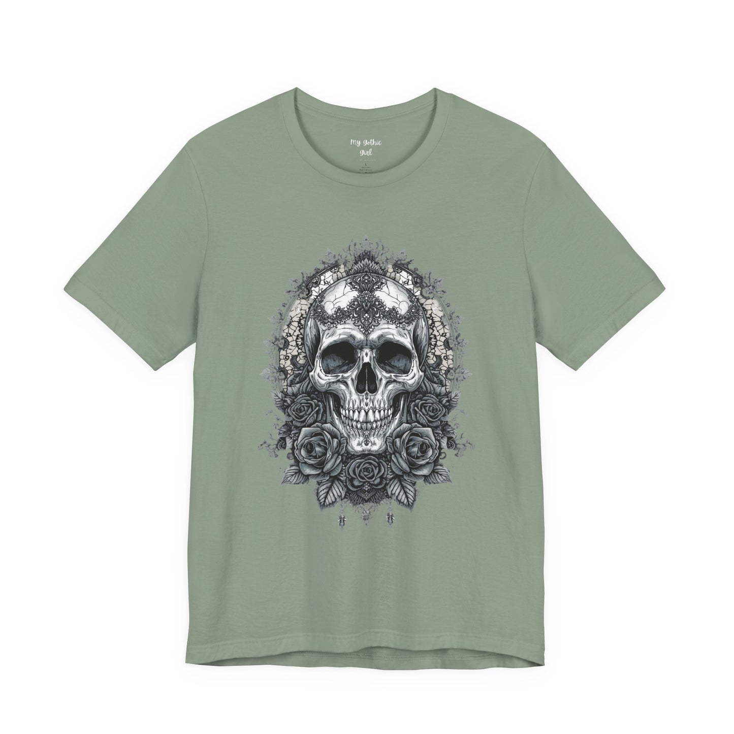 Gothic Skull Elegance T-Shirt