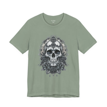 Gothic Skull Elegance T-Shirt
