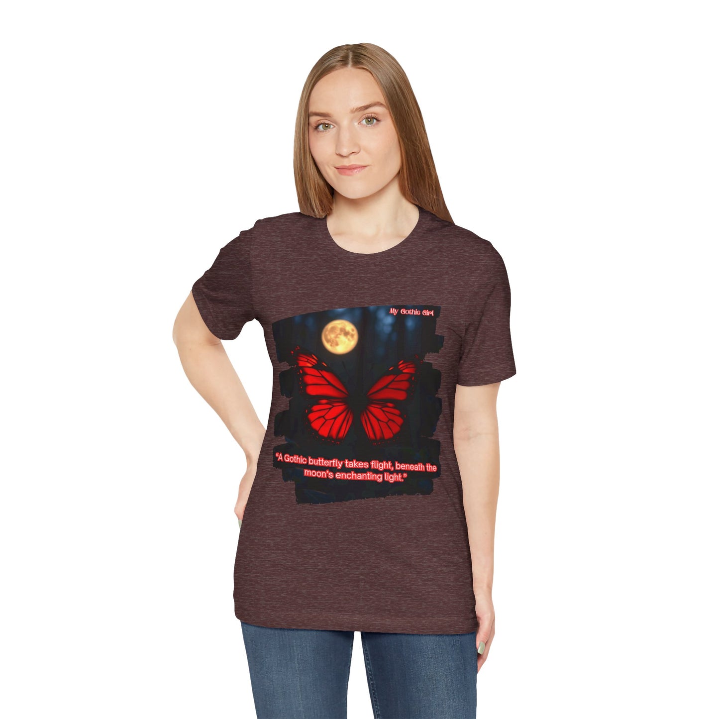 My Gothic Girl Graphic Tee – Whimsy Goth Streetwear, Dark Poetry Fashion, Alt Aesthetic Apparel