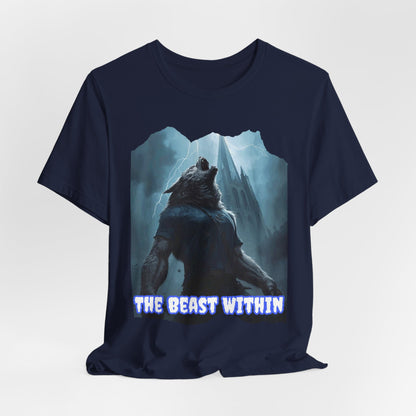 My Gothic Girl "The Beast Within" Graphic T-Shirt Unisex Gothic Dark Fashion Casual Wear