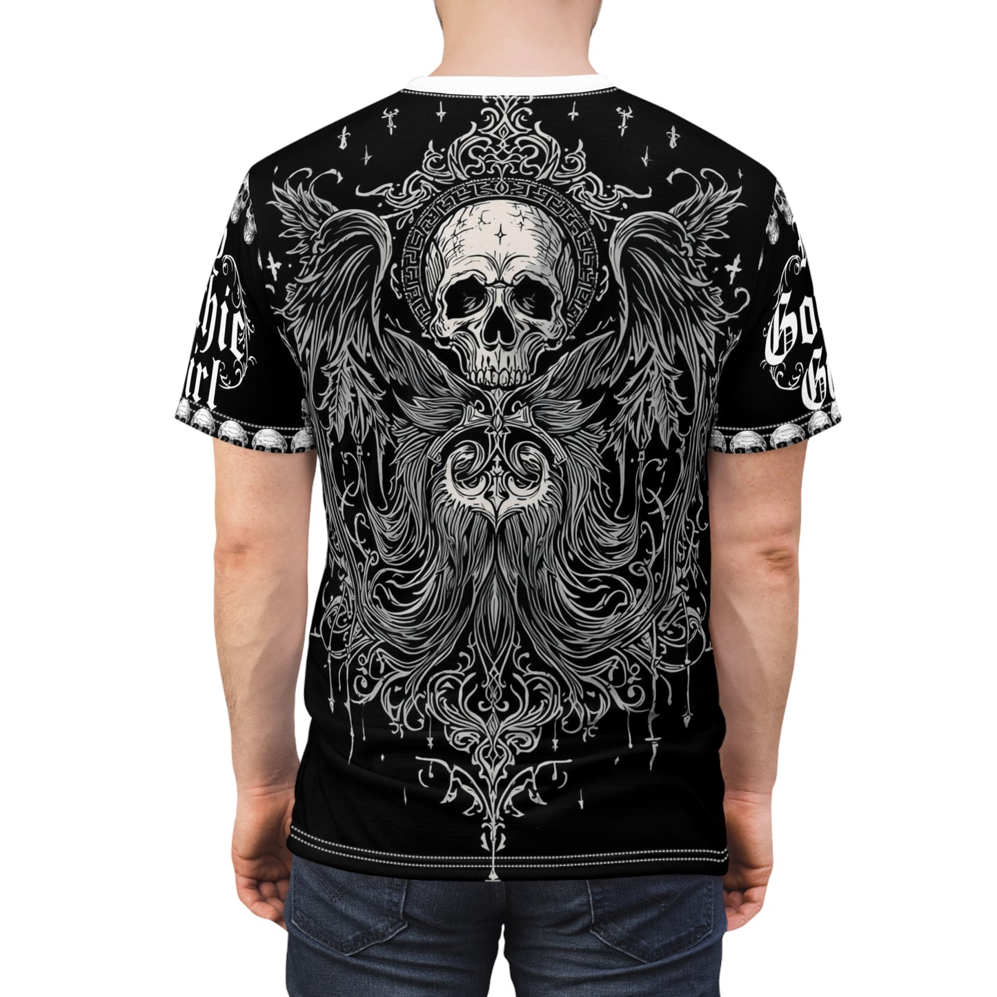 Skull & Filigree Tee by My Gothic Girl – Gothic Fashion Top