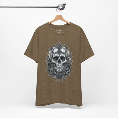 Gothic Skull Elegance T-Shirt