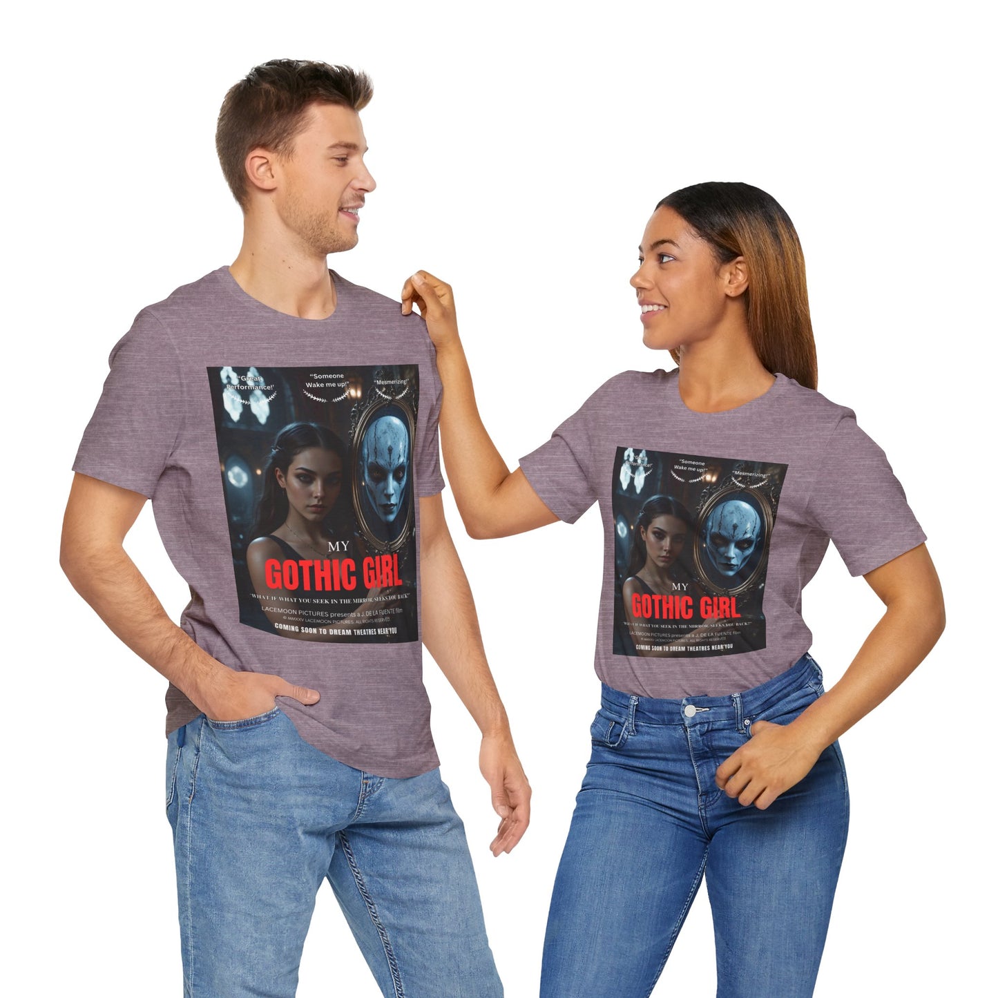 My Gothic Girl T-Shirt "Movie Poster" – Whimsy Goth Streetwear, Dark Poetry Fashion, Alt Aesthetic Apparel