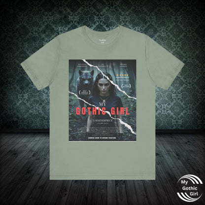My Gothic Girl T-Shirt "Movie Poster" – Whimsy Goth Streetwear, Dark Poetry Fashion, Alt Aesthetic Apparel