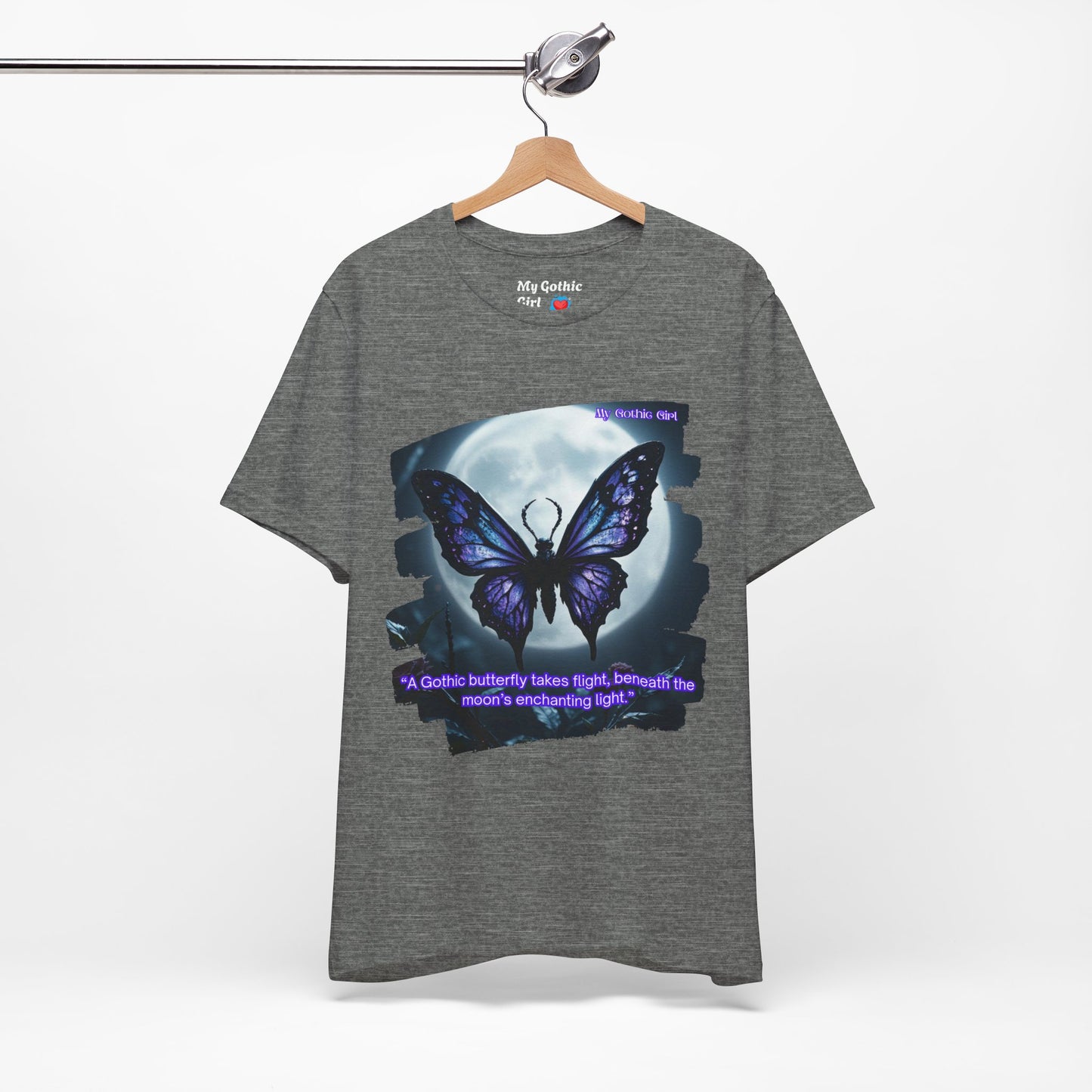 My Gothic Girl Graphic Tee – Whimsy Goth Streetwear, Dark Poetry Fashion, Alt Aesthetic Apparel