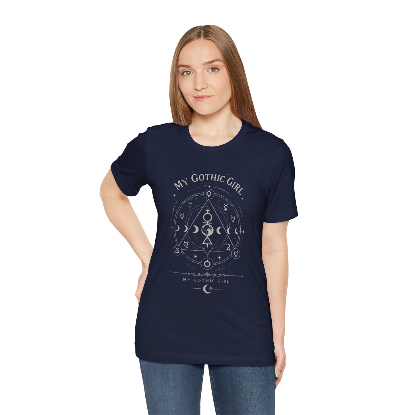 My Gothic Girl "The Alchemist" Gothic Design Short Sleeve T Shirt