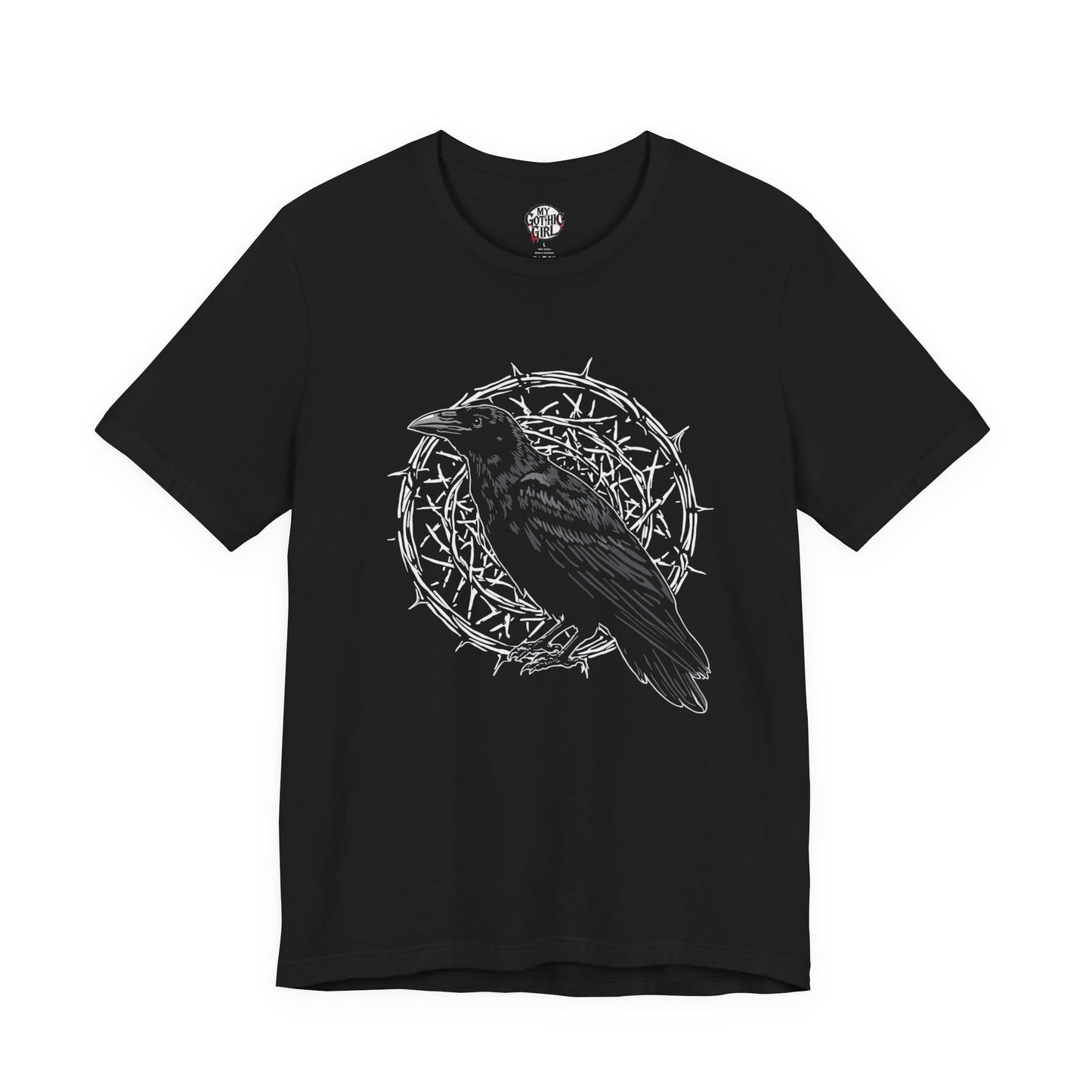 Thorn & Raven Gothic Graphic T-Shirt – Alt Aesthetic Poetic Goth Streetwear